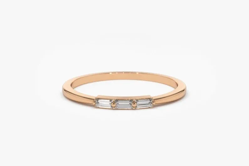 0.12 Minimalist Lab Grown Diamond Engagement Ring