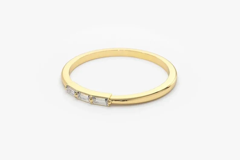 0.12 Minimalist Lab Grown Diamond Engagement Ring