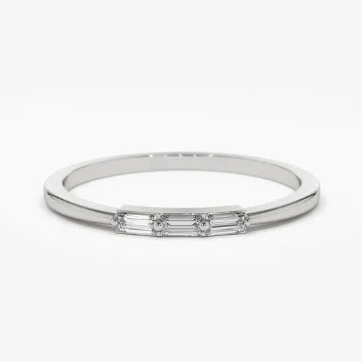 0.12 Minimalist Lab Grown Diamond Engagement Ring