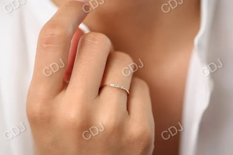 0.12 Minimalist Lab Grown Diamond Engagement Ring