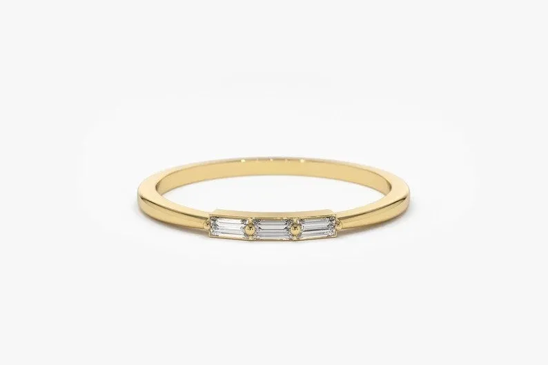 0.12 Minimalist Lab Grown Diamond Engagement Ring