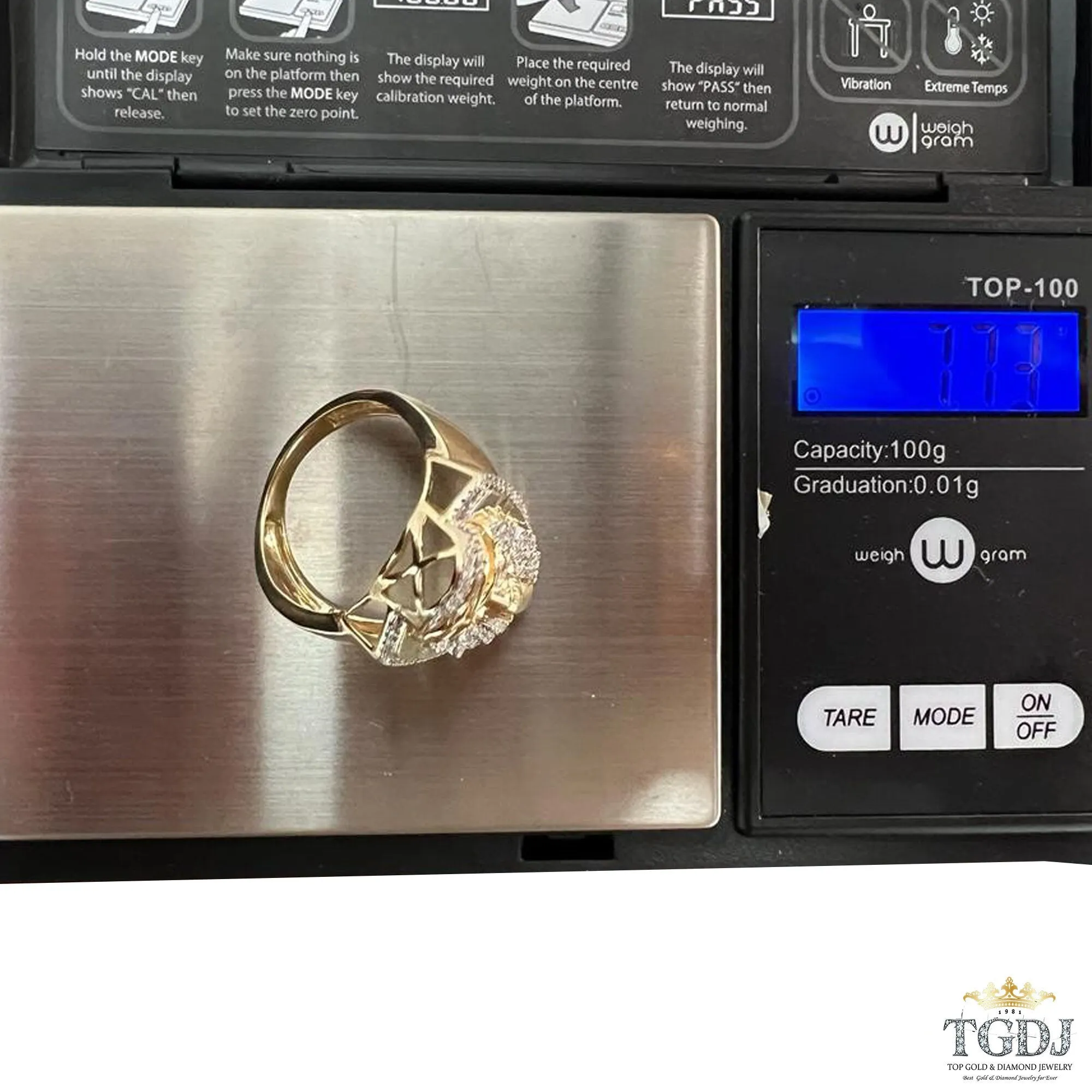 10k Yellow Gold  Signet Christ Jesus 0.24 ct Diamond Mens Ring , Christian ,Christian Gift Jewelry ,Religious Relief Jesus Gift Mens Rings