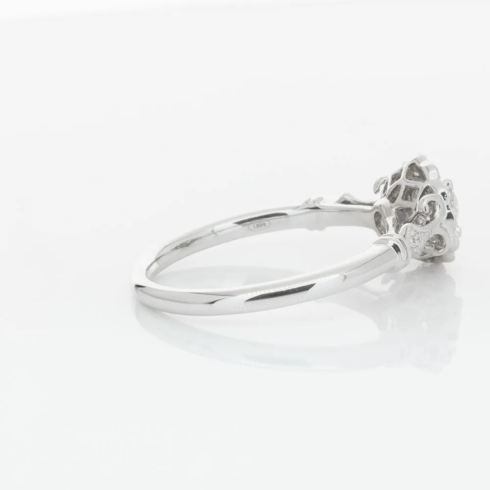 18ct White Gold .50ct Diamond Versailles Ring