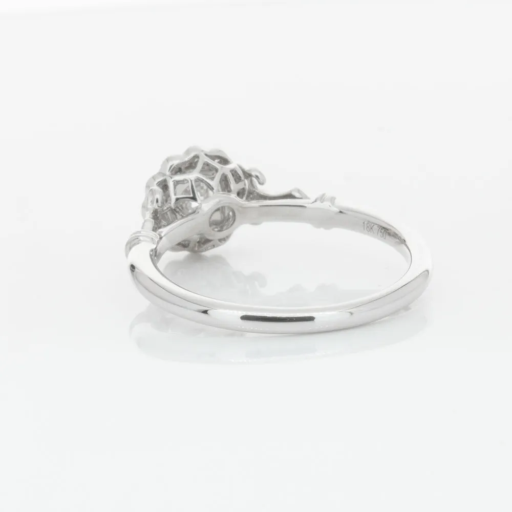 18ct White Gold .50ct Diamond Versailles Ring