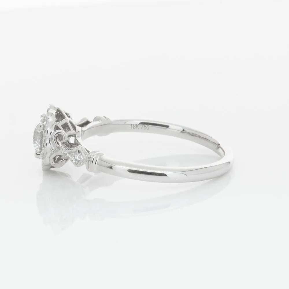 18ct White Gold .50ct Diamond Versailles Ring