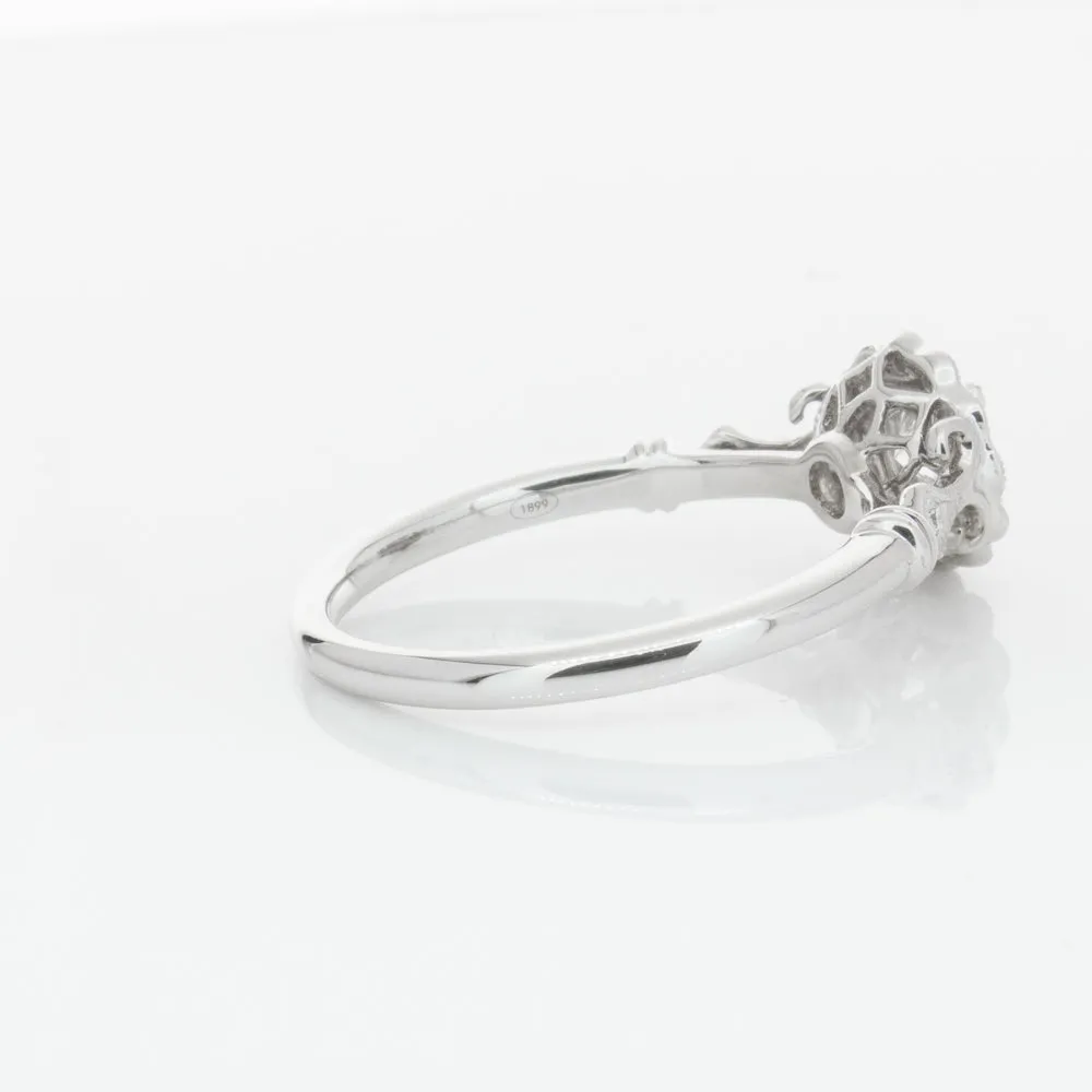 18ct White Gold .50ct Diamond Versailles Ring