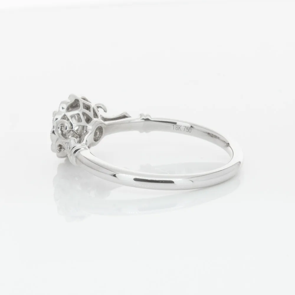 18ct White Gold .50ct Diamond Versailles Ring