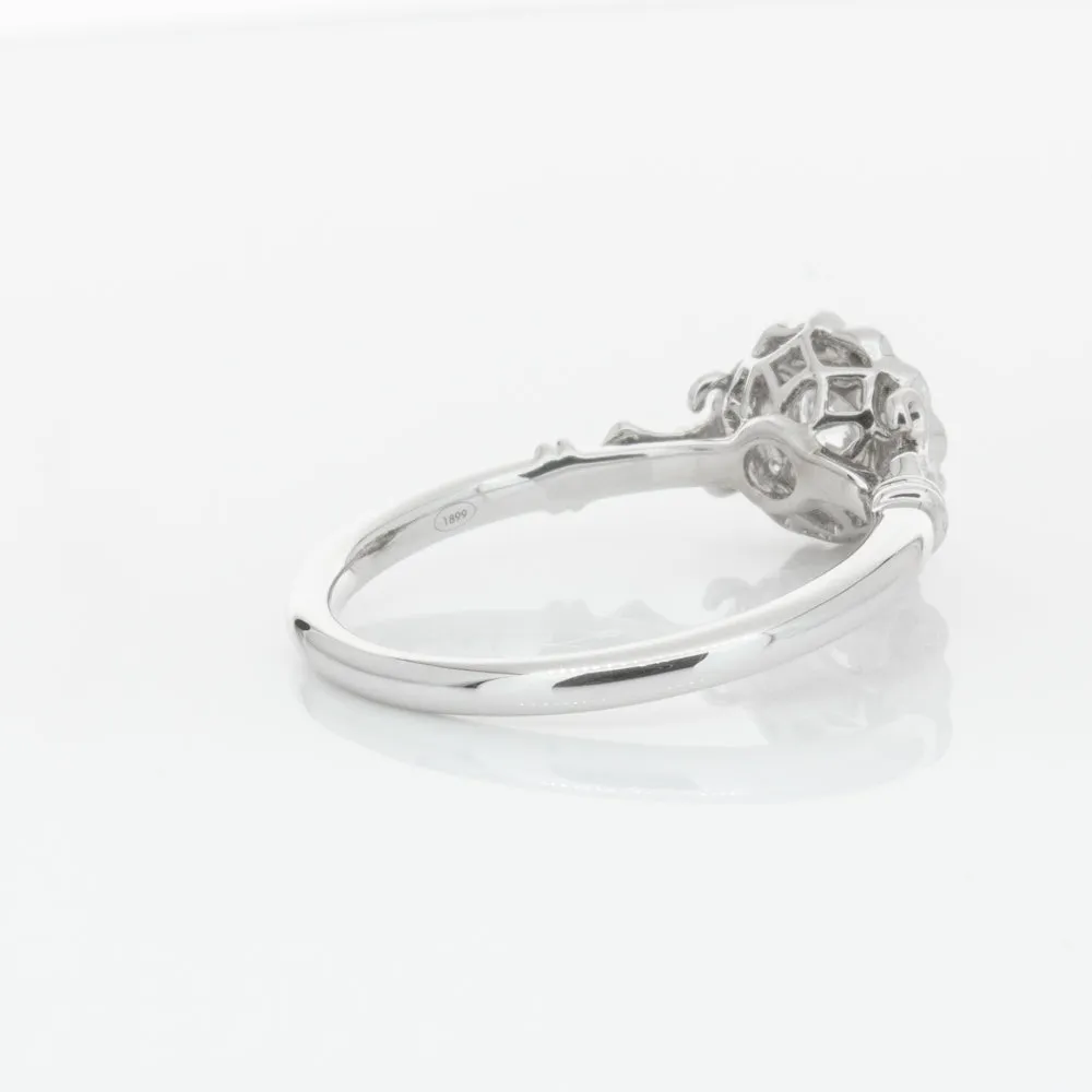 18ct White Gold .50ct Diamond Versailles Ring