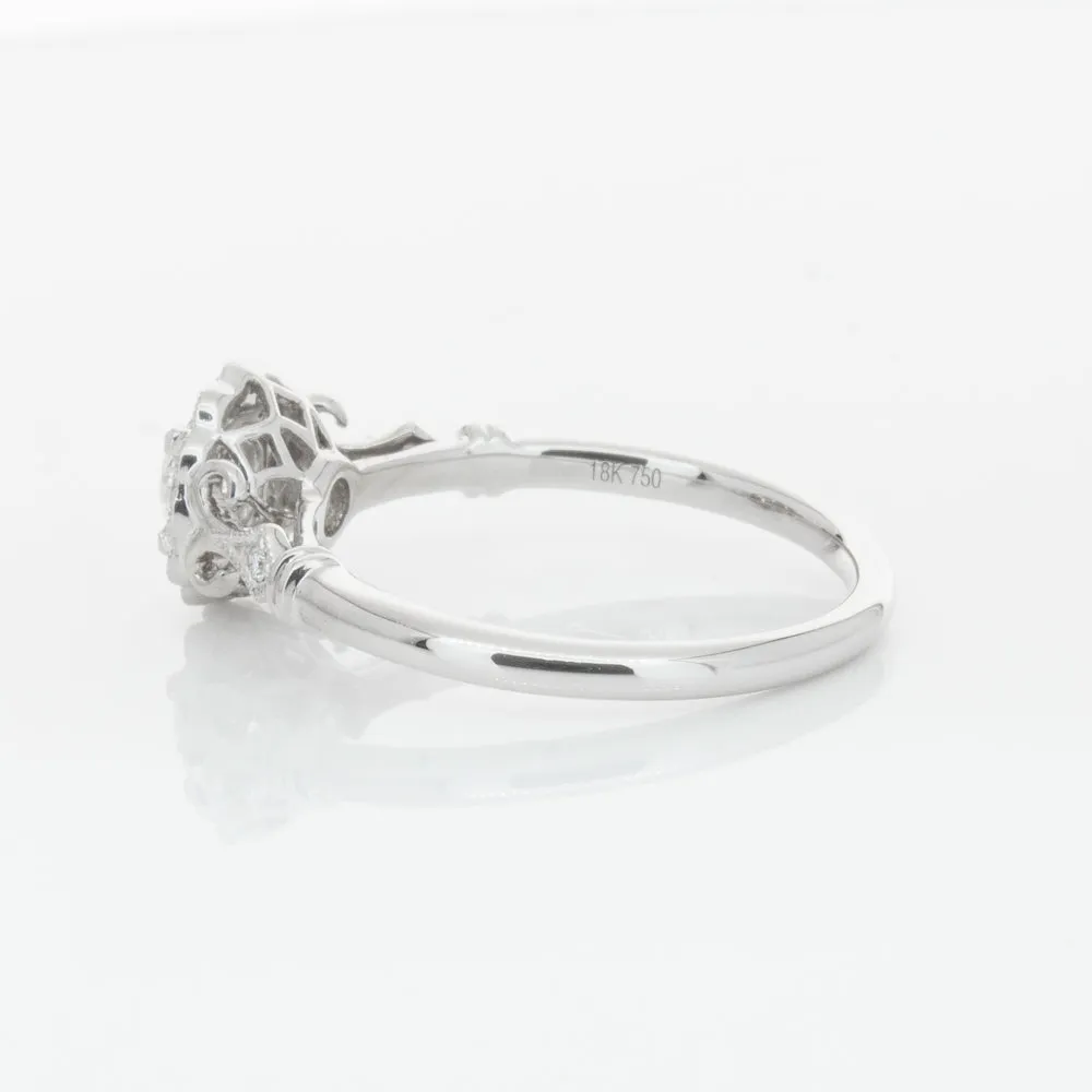 18ct White Gold .50ct Diamond Versailles Ring