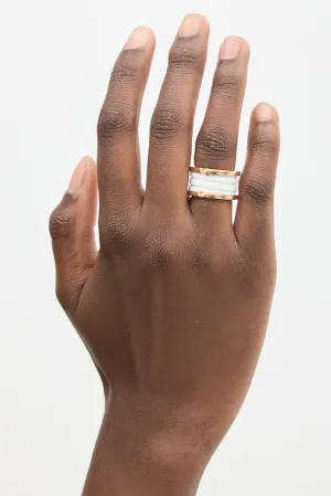 18K Rose Gold & White B.zero1 Ring