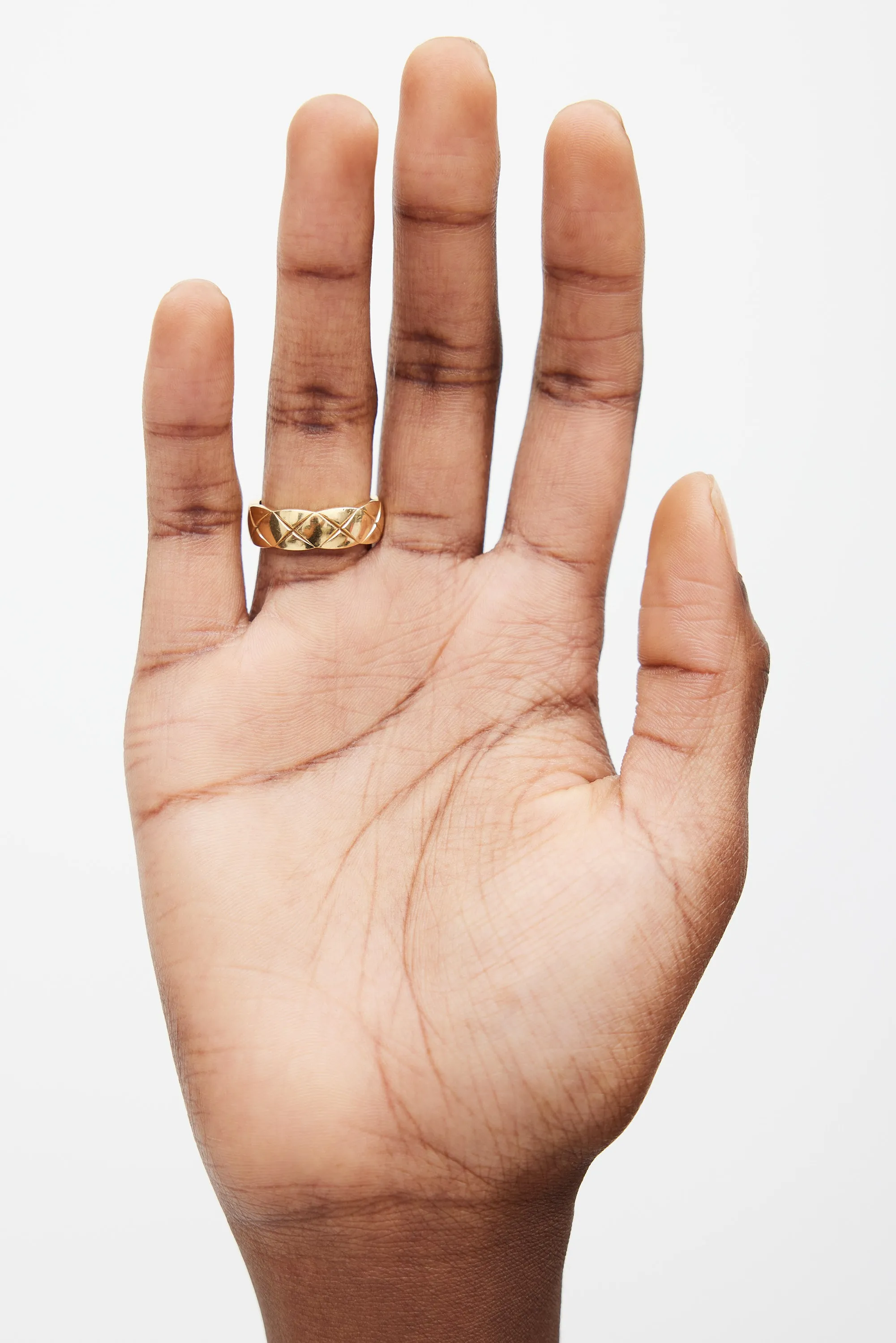 18K Yellow Gold Braided Ring