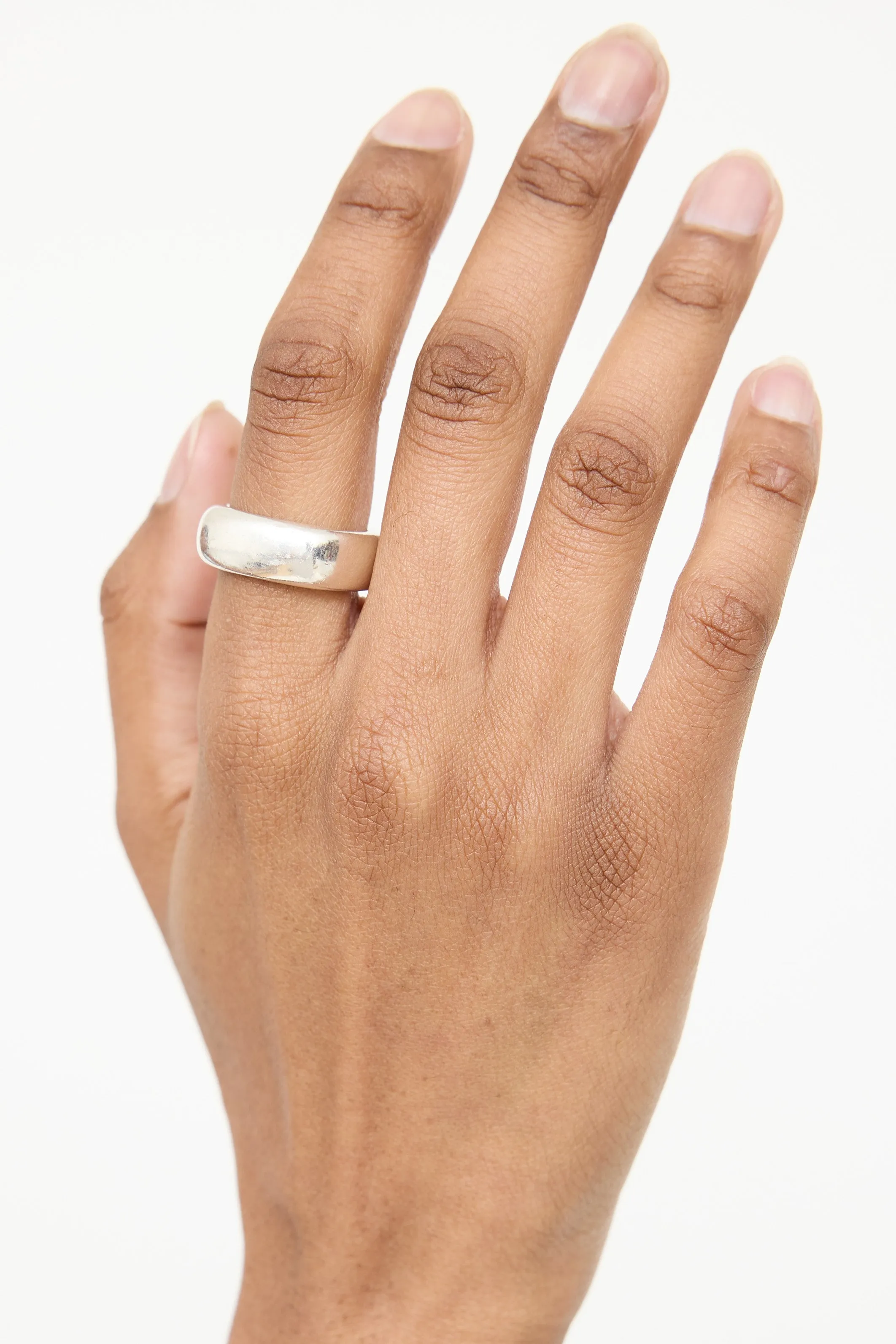 2003 Sterling Silver Square Cushion Ring