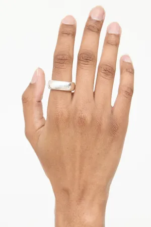 2003 Sterling Silver Square Cushion Ring
