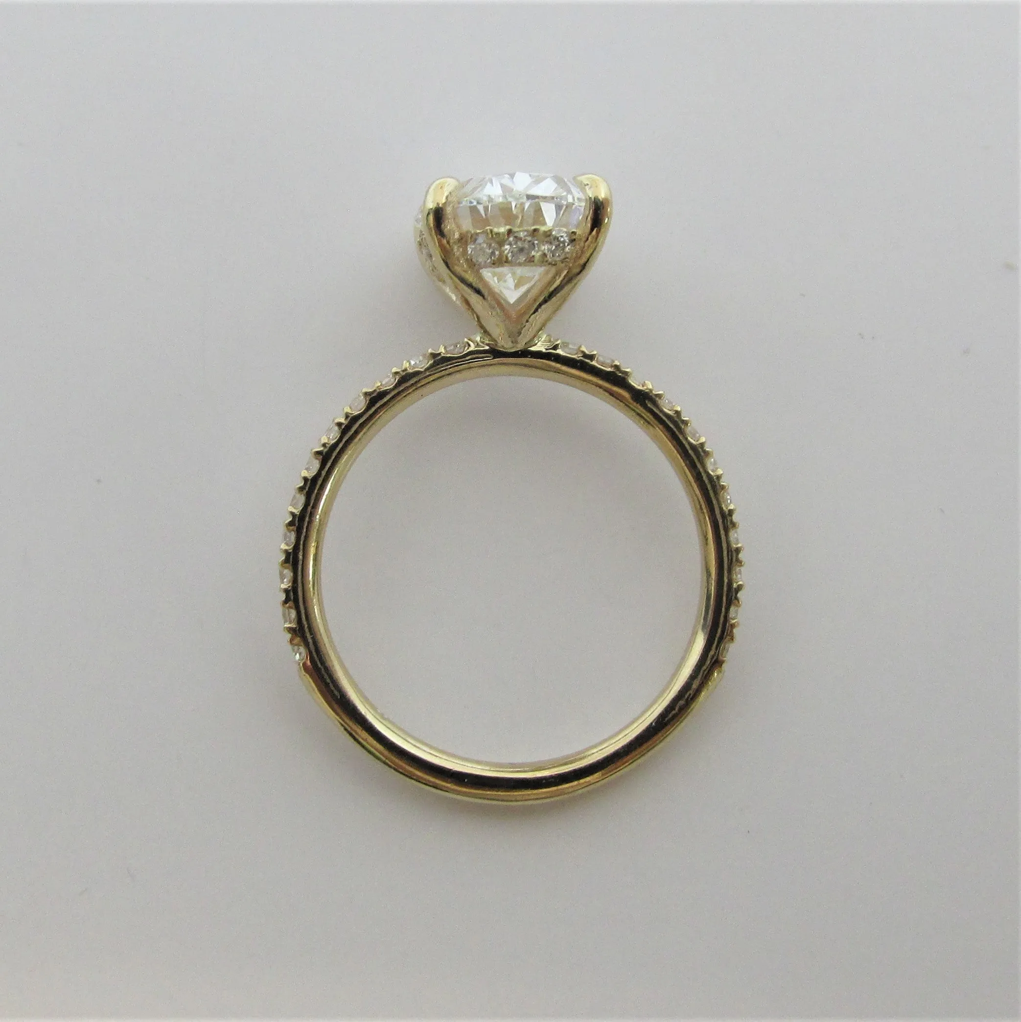 2.50 carat Oval Diamond Engagement Ring