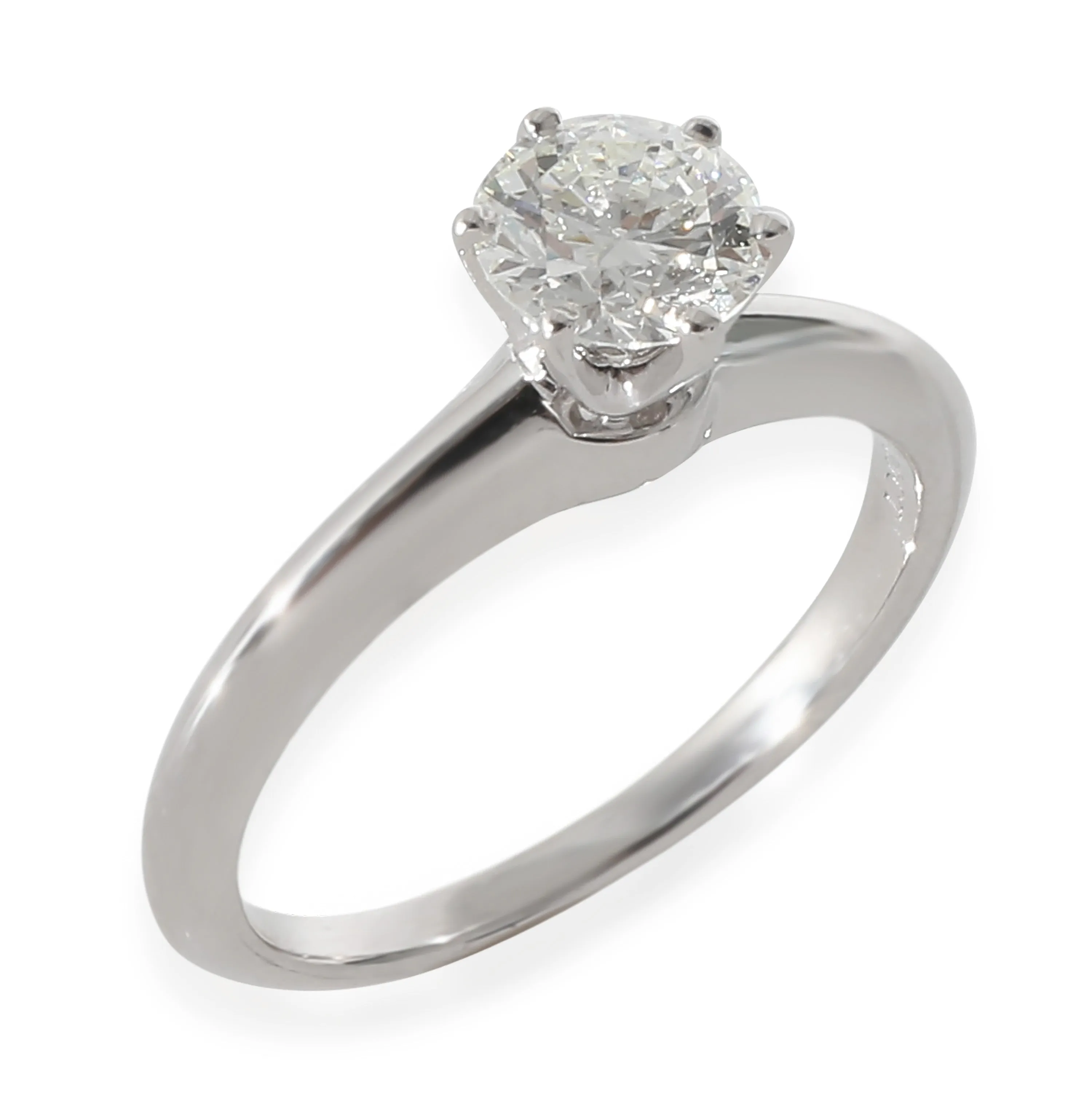 6 Prong Engagement Ring in Platinum I/VS2 0.80 CTW