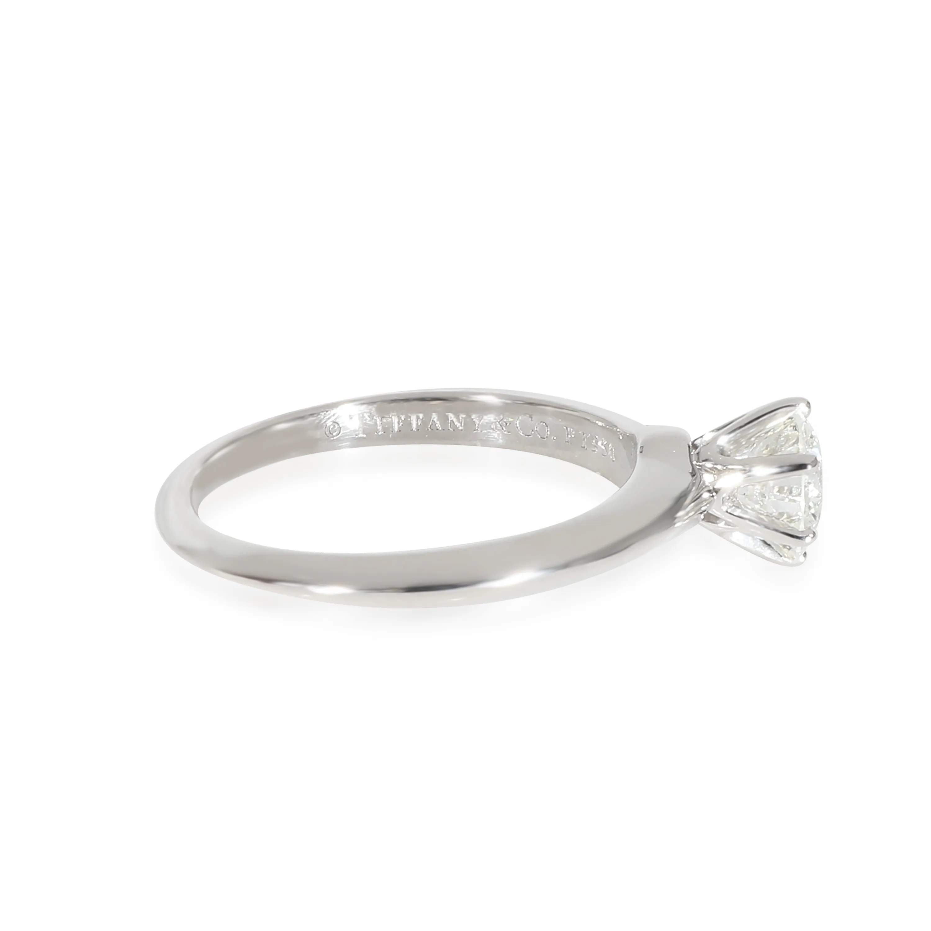 6 Prong Engagement Ring in Platinum I/VS2 0.80 CTW