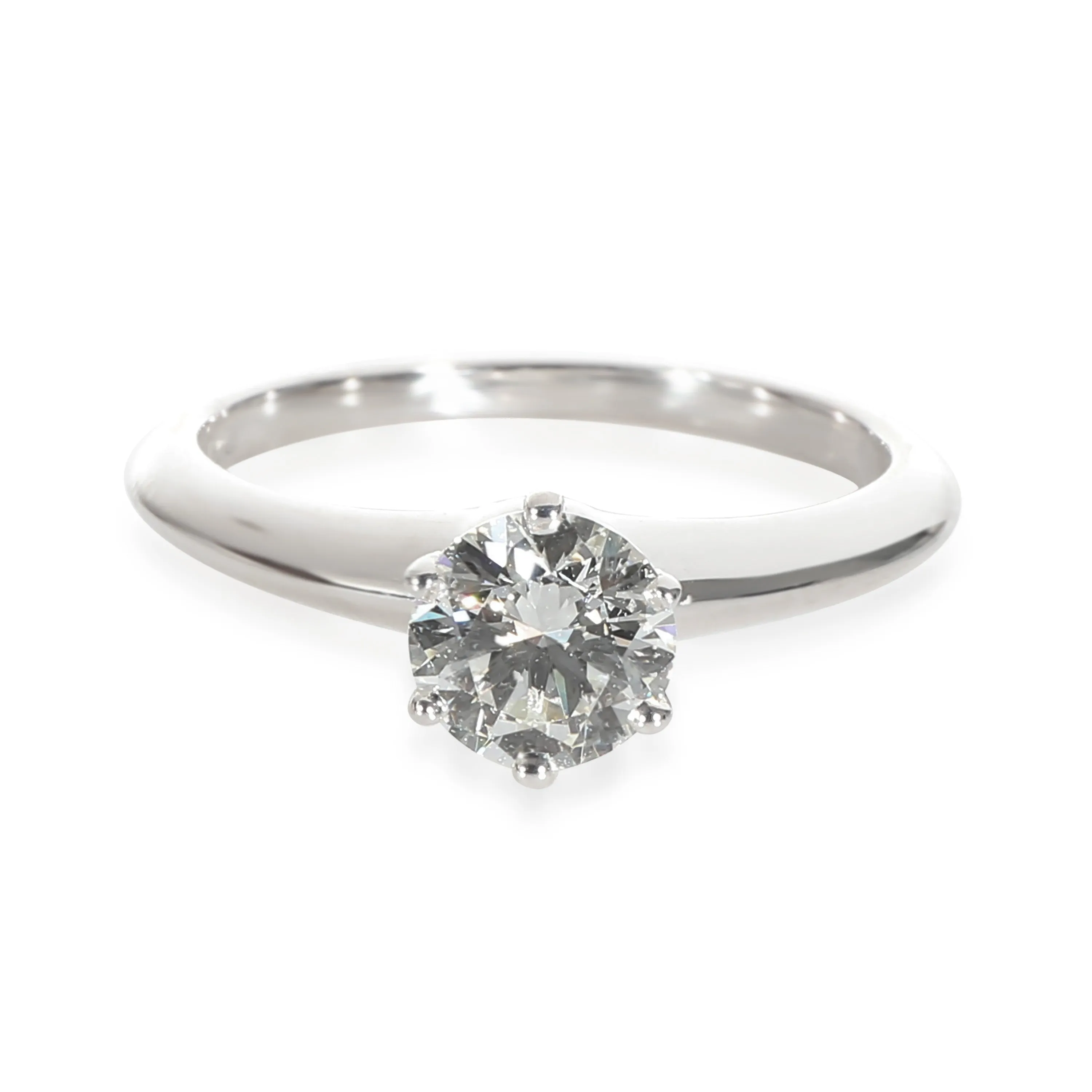 6 Prong Engagement Ring in Platinum I/VS2 0.80 CTW
