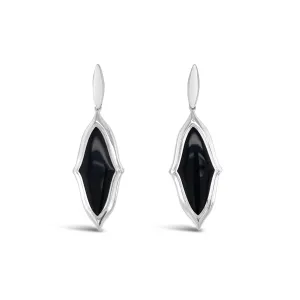 Black Onyx Drop Earrings