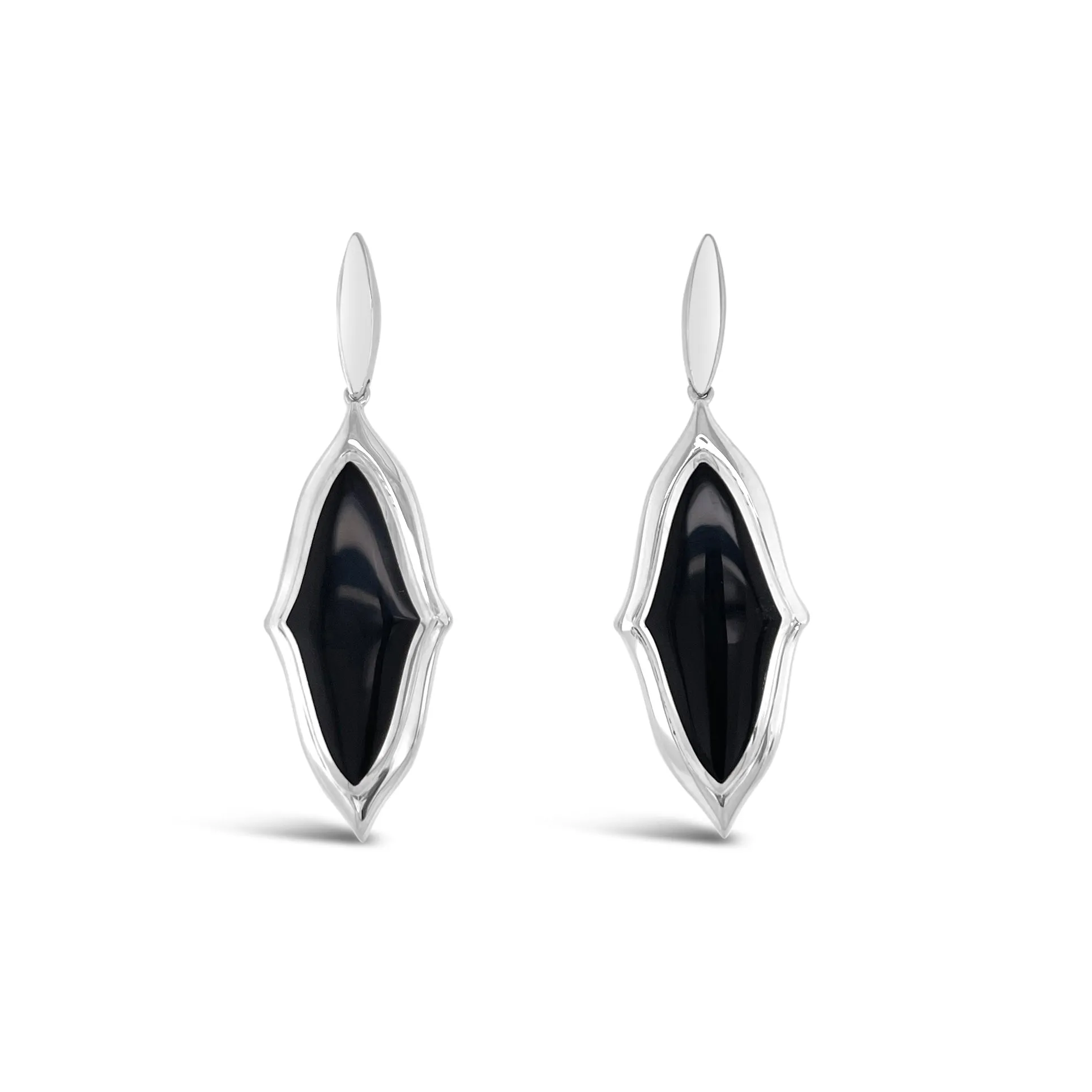 Black Onyx Drop Earrings