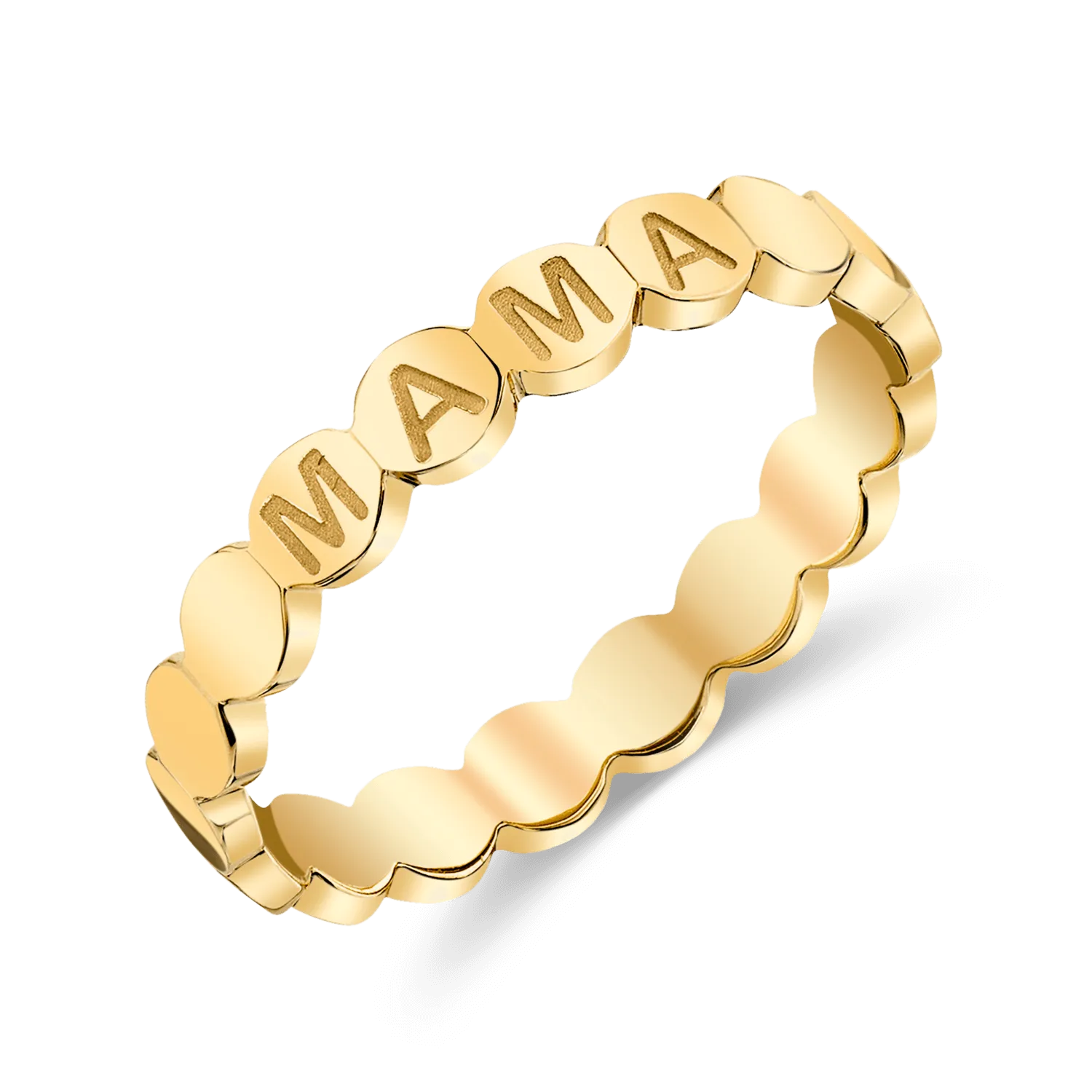 Bubble Engravable Eternity Band