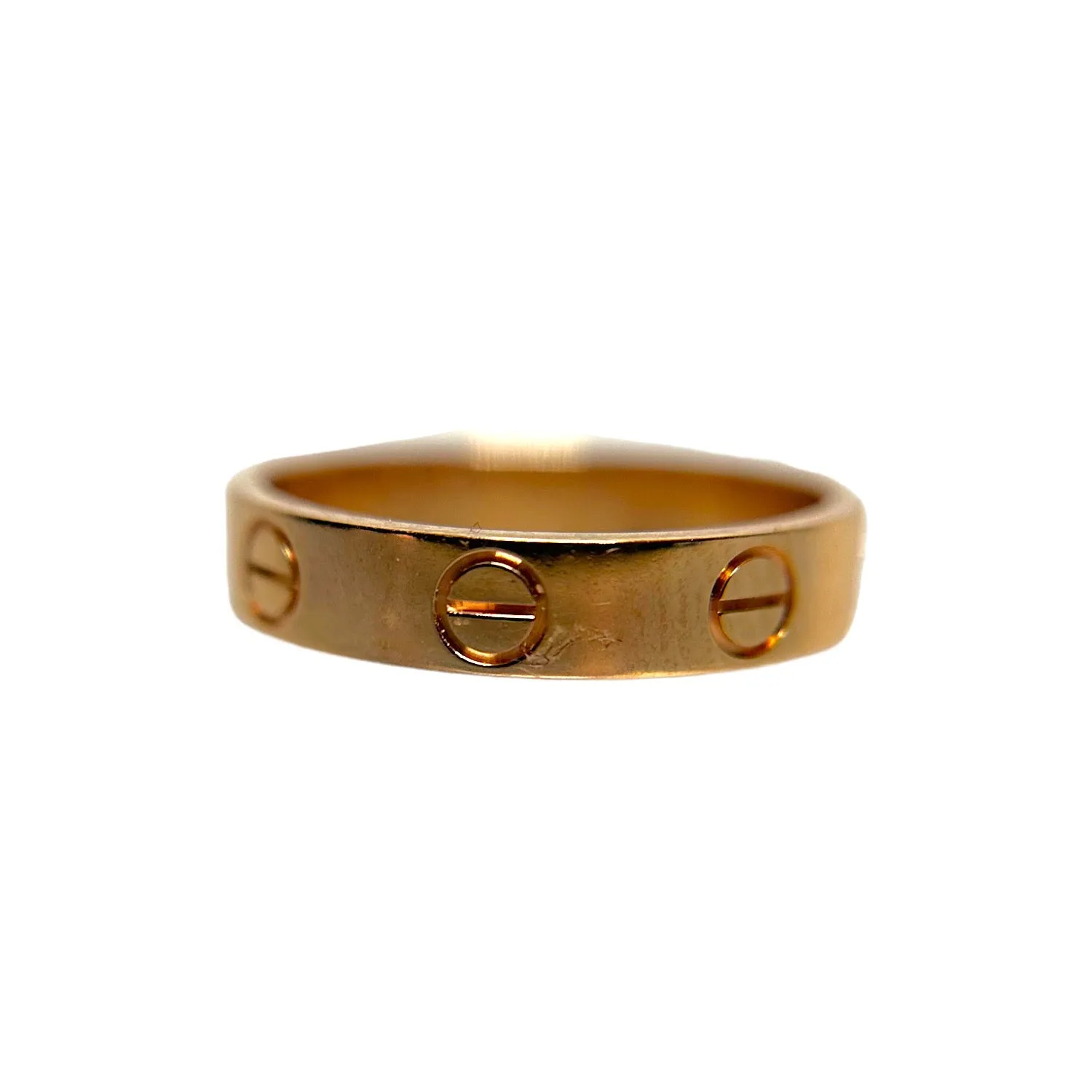 Cartier 18K Rose Gold Love 3.6mm Ring - Sz. 50 (US 5.5)