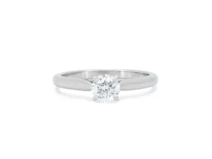 Cartier 'Solitaire 1895' Diamond Ring, 0.42 carat, in Platinum