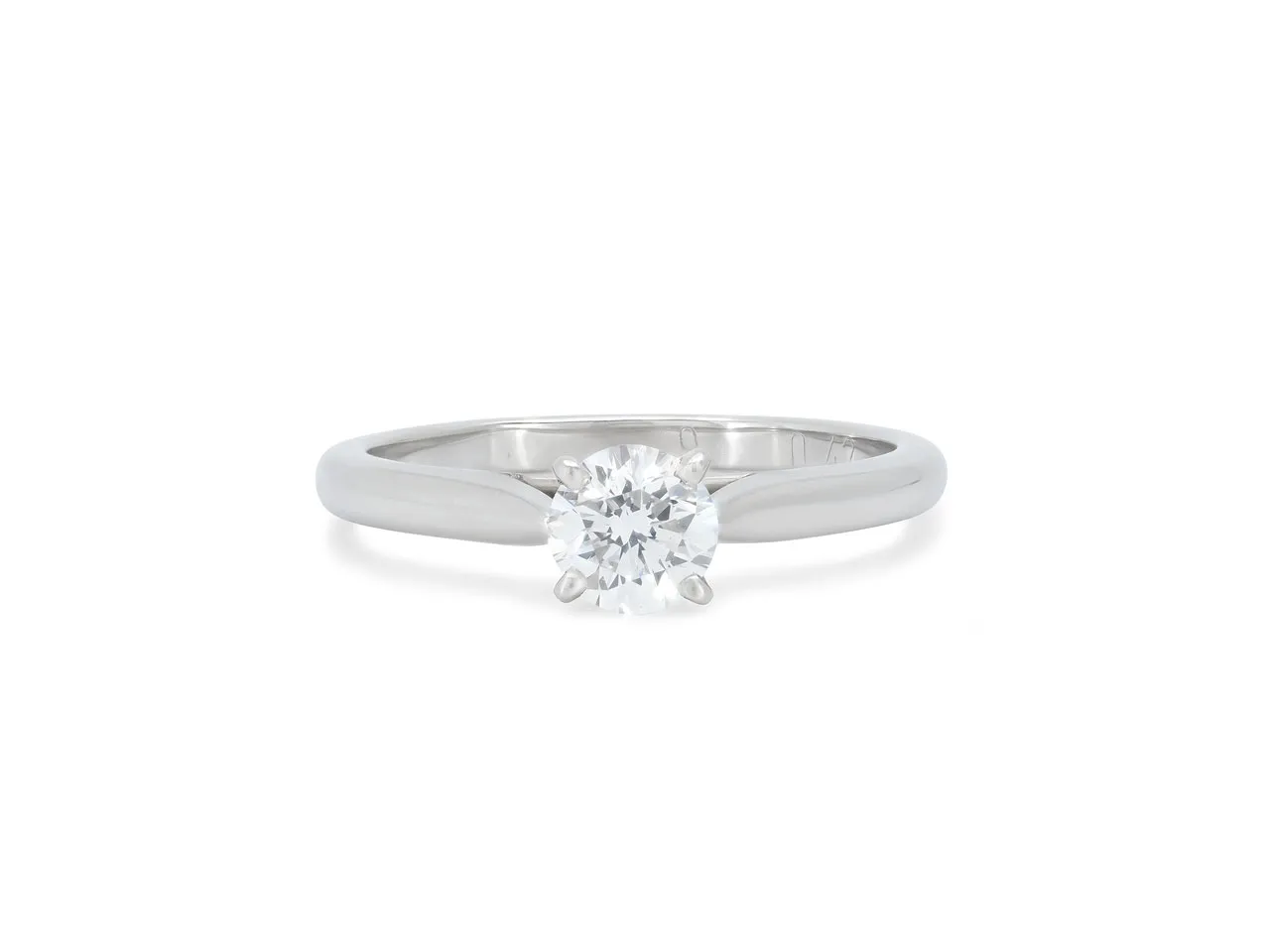 Cartier 'Solitaire 1895' Diamond Ring, 0.42 carat, in Platinum