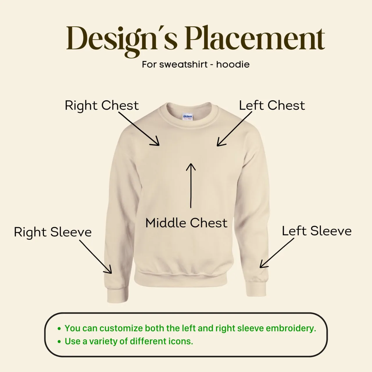 Custom Embroidered Song Name Sweatshirt, Artist Name Hoodie em1
