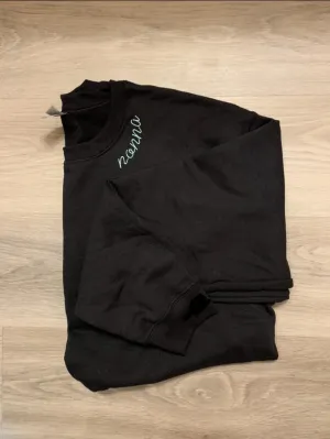 Custom name collar crewneck