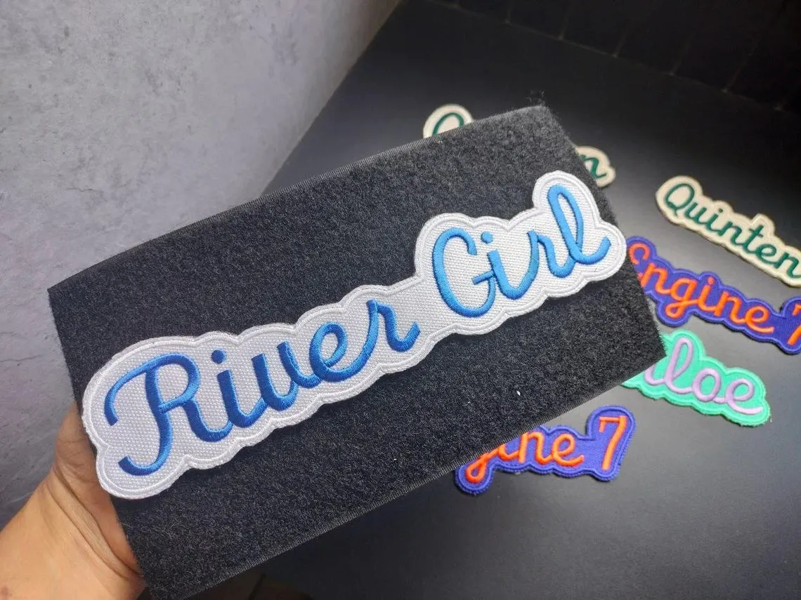 Custom Name Patch, Birthday Gift Patch, Makeup bag Patch, Bridesmaid Patch