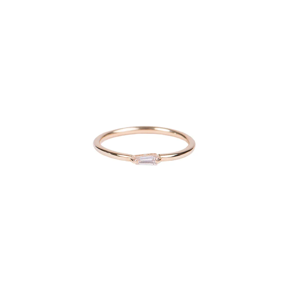 DIAMOND BAGUETTE WAIF RING
