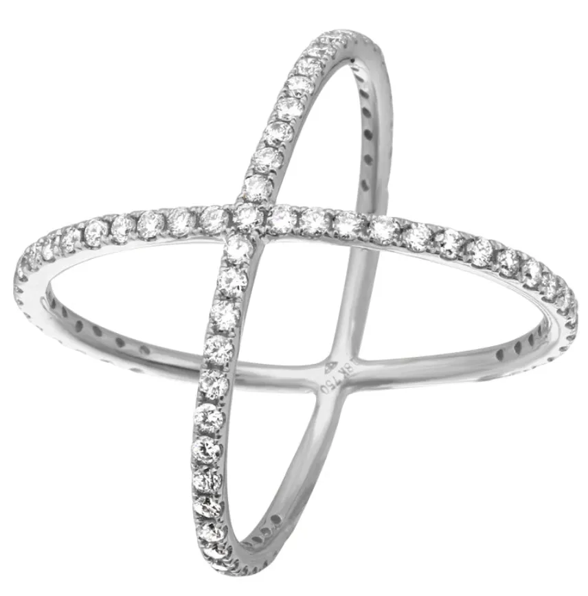 Diamond Cross Ring