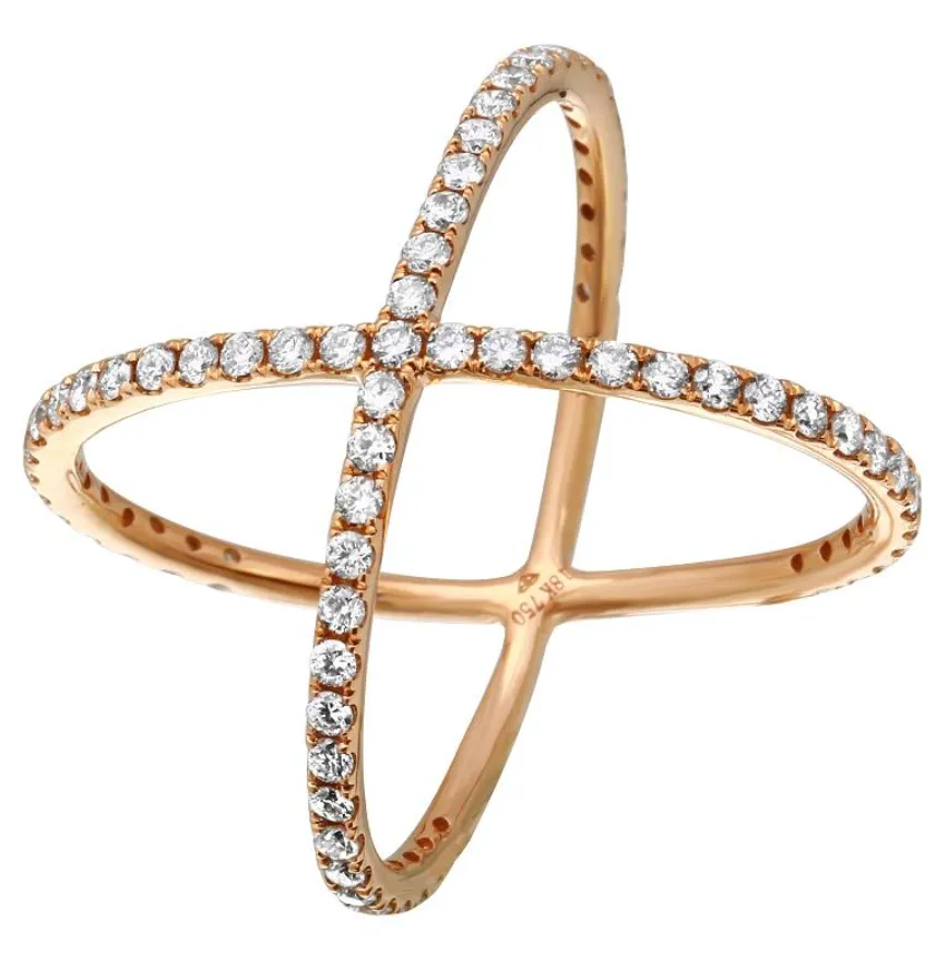 Diamond Cross Ring