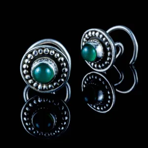 Durga Nose Stud - Green Aventurine