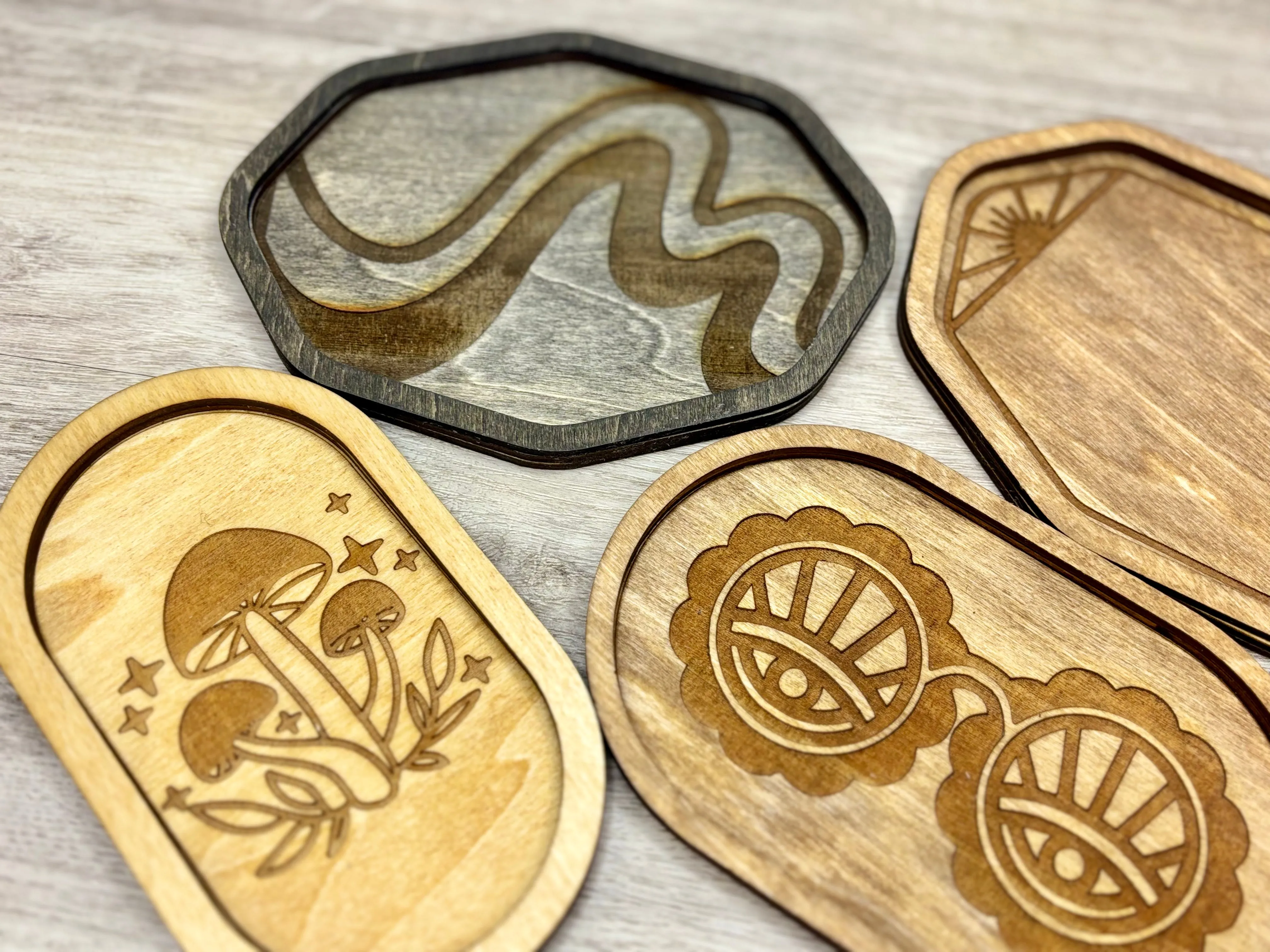 Engraved Trinket Dishes