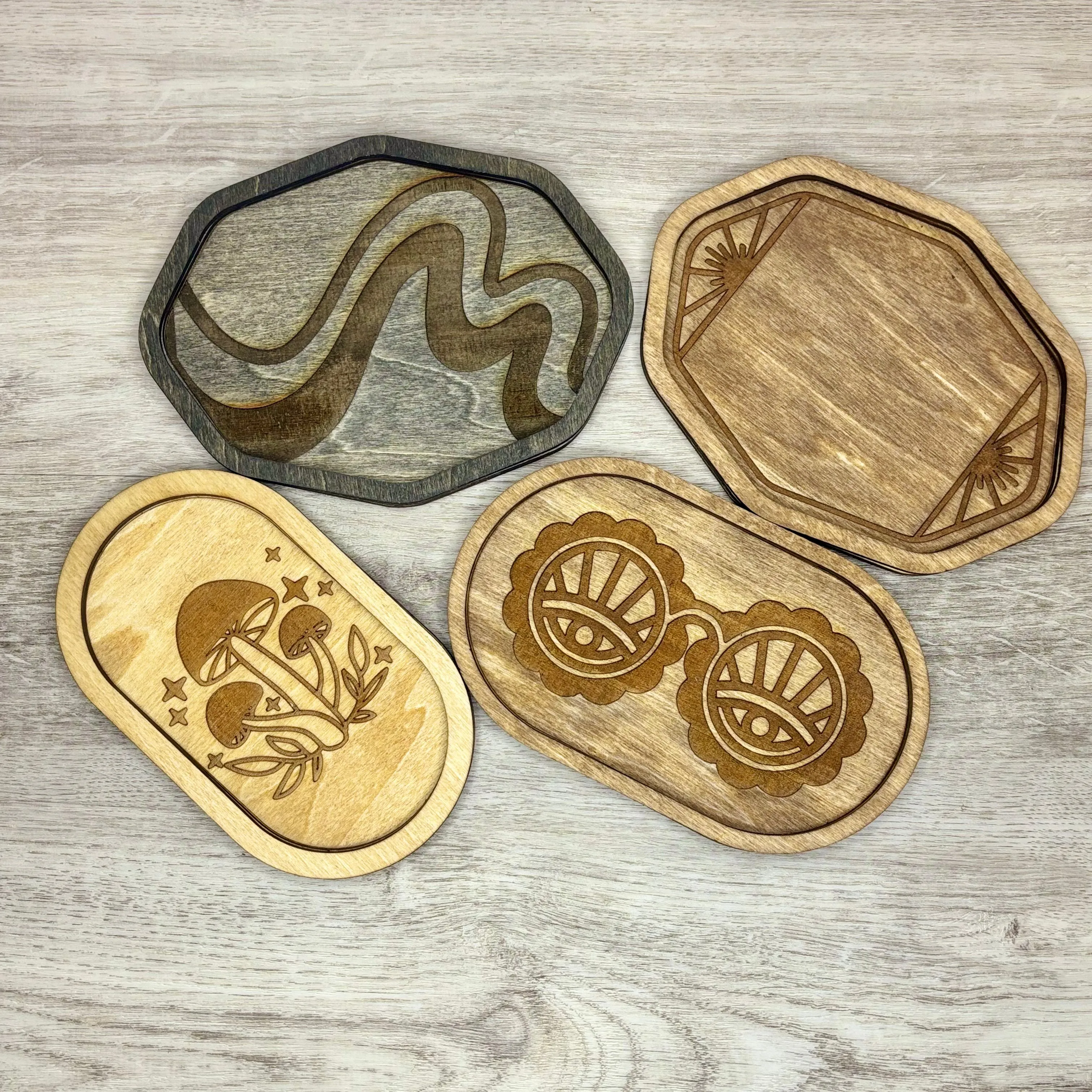 Engraved Trinket Dishes