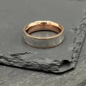 Gold and Meteorite Ring - Sirius