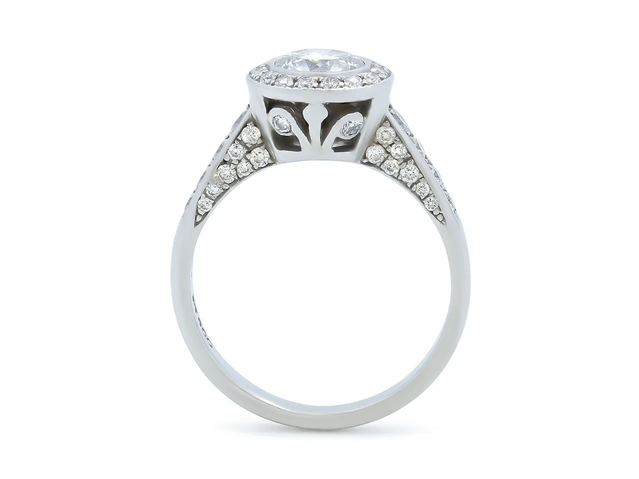 JB Star Diamond Ring in Platinum