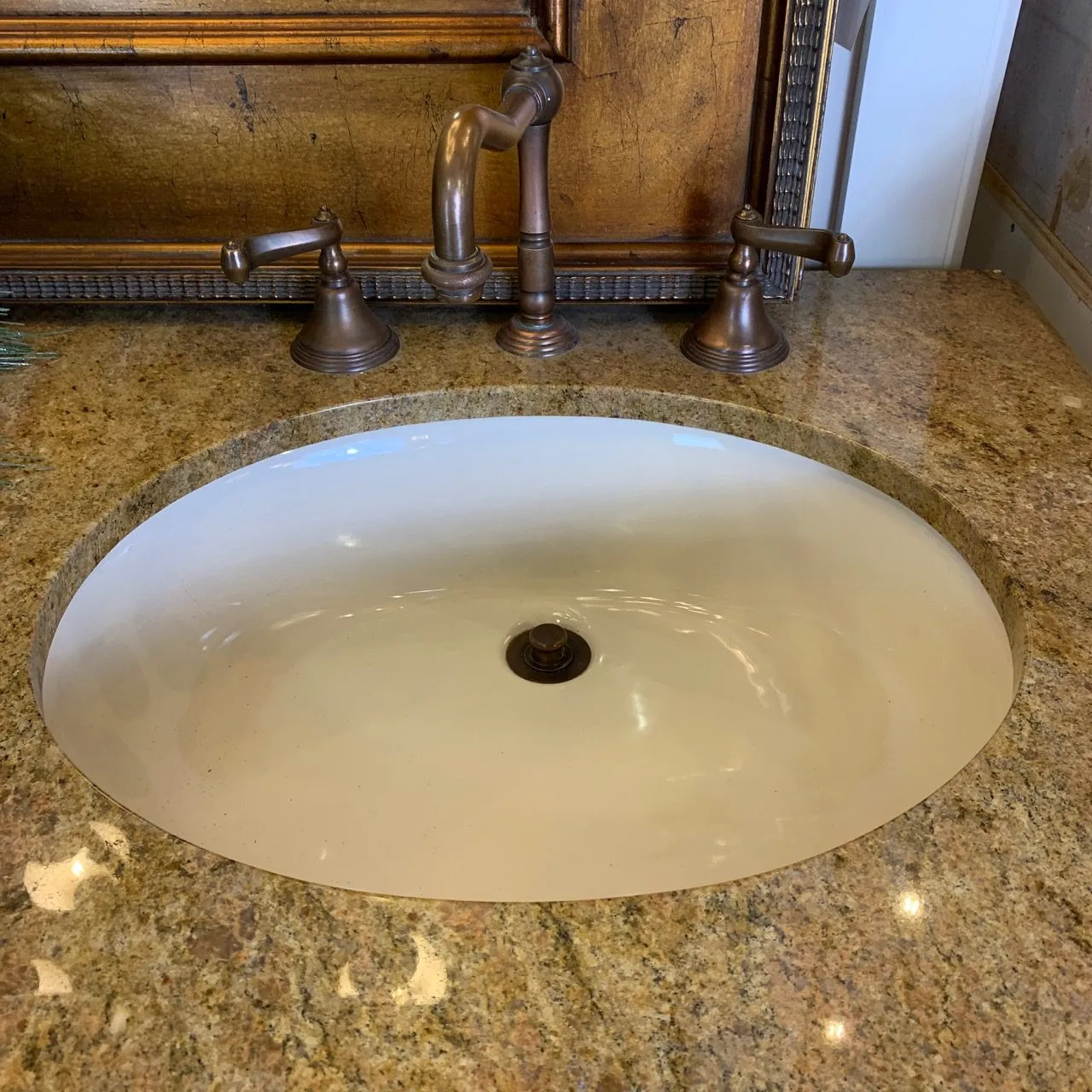 Kohler & Newport Brass Custom Double Sink Vanity, Granite