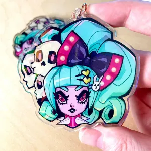 Lolita Holographic Acrylic Keychain