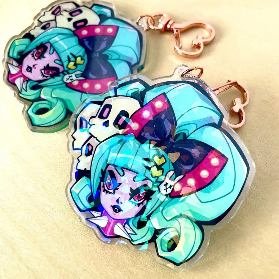 Lolita Holographic Acrylic Keychain