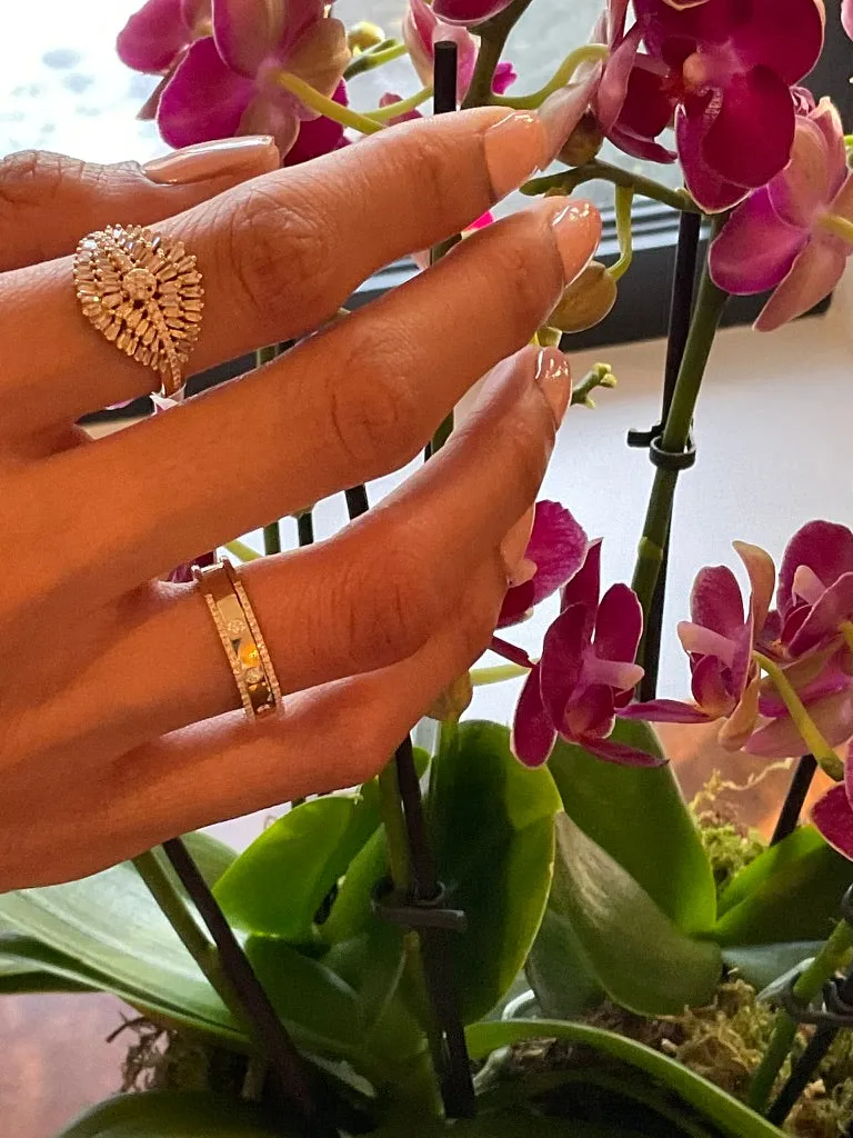 MADISON 14K GOLD WITH DIAMOND BAND