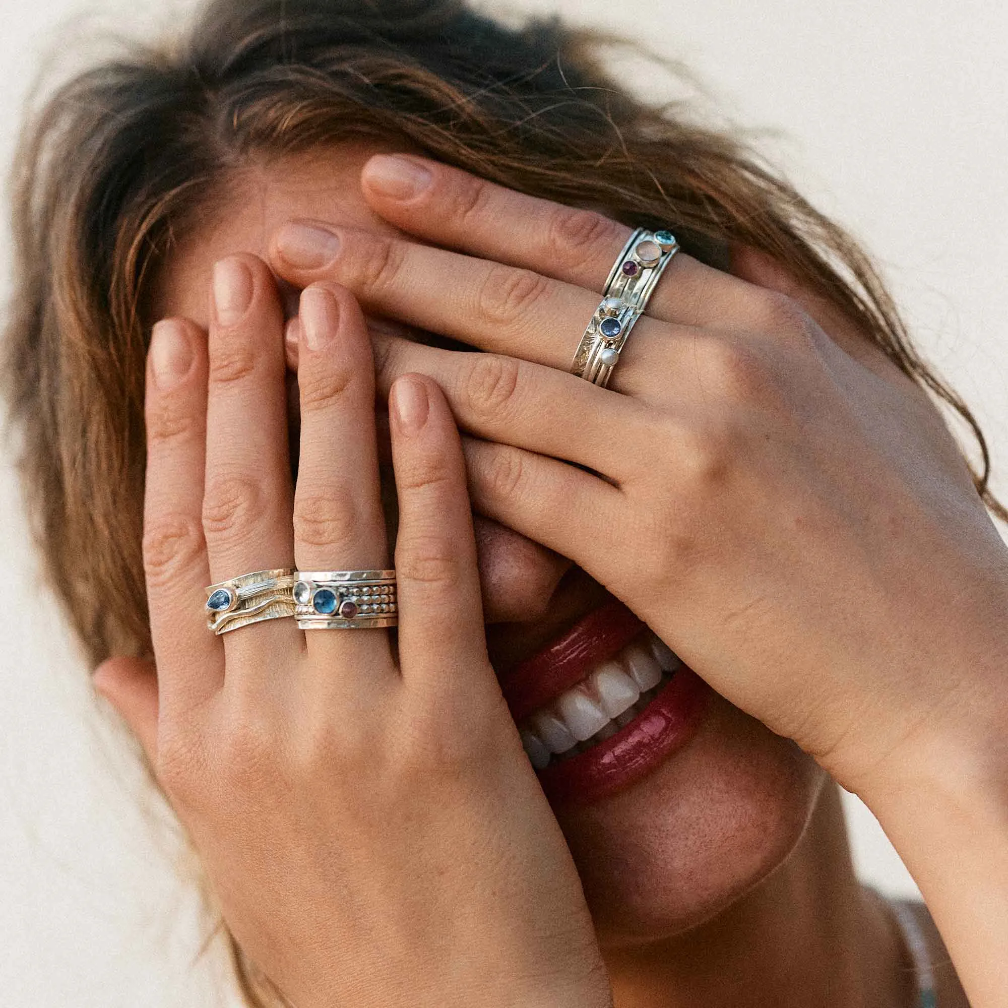 Nature Ocean Spinning Ring