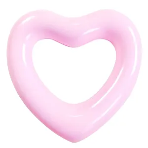 OLNIEZZL Pool Floats Adult Heart Swimming Rings Inflatable Rafts Pool Floaties Accessories Lake Water Floats Kids Beach Toys Pool Party Games for ToddlersPink-S