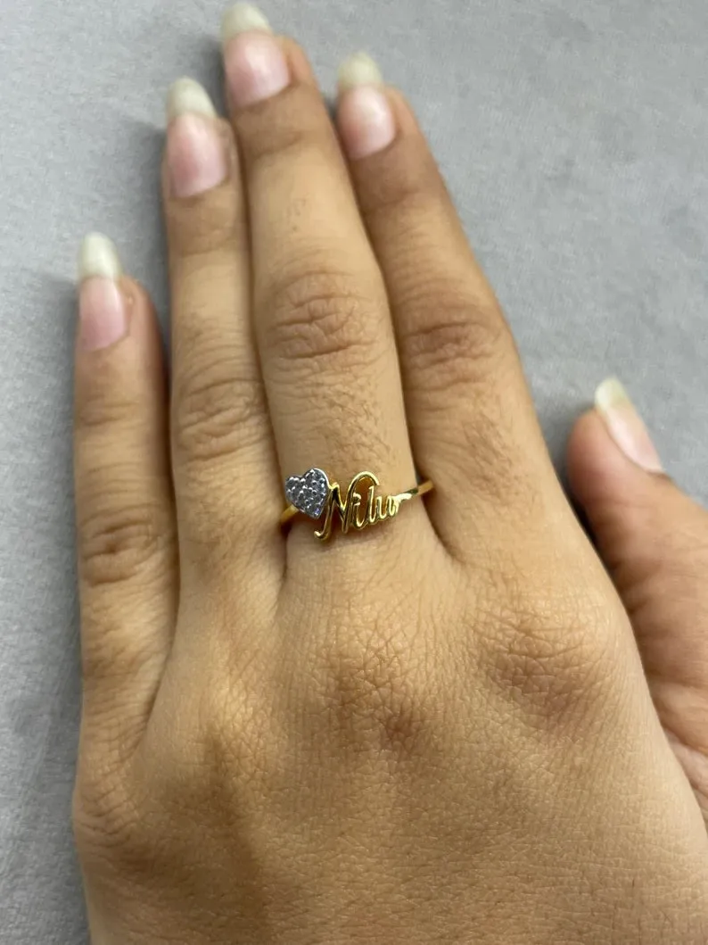 Personalized Name Rings