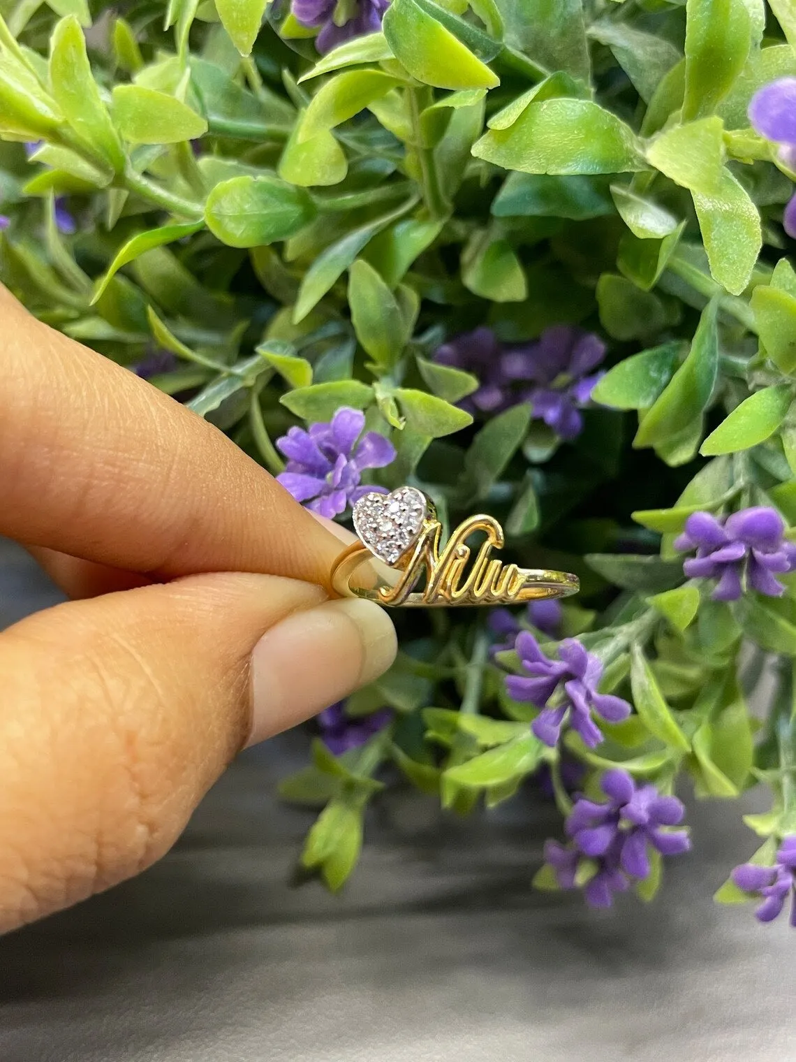 Personalized Name Rings