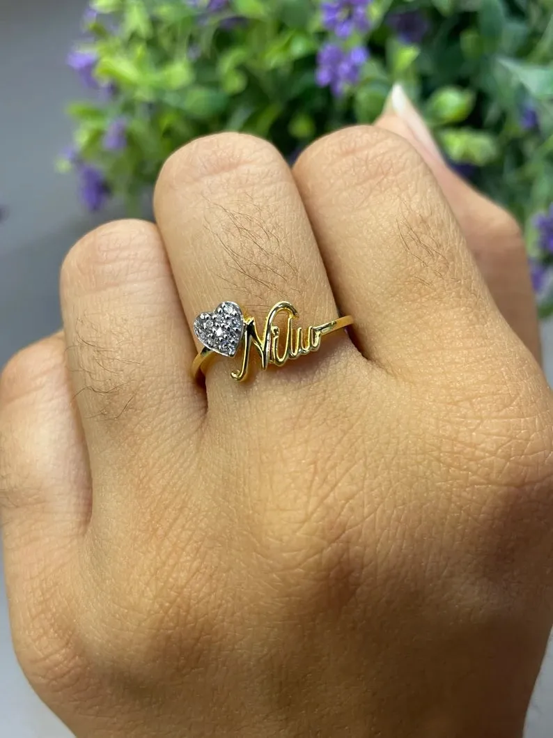 Personalized Name Rings