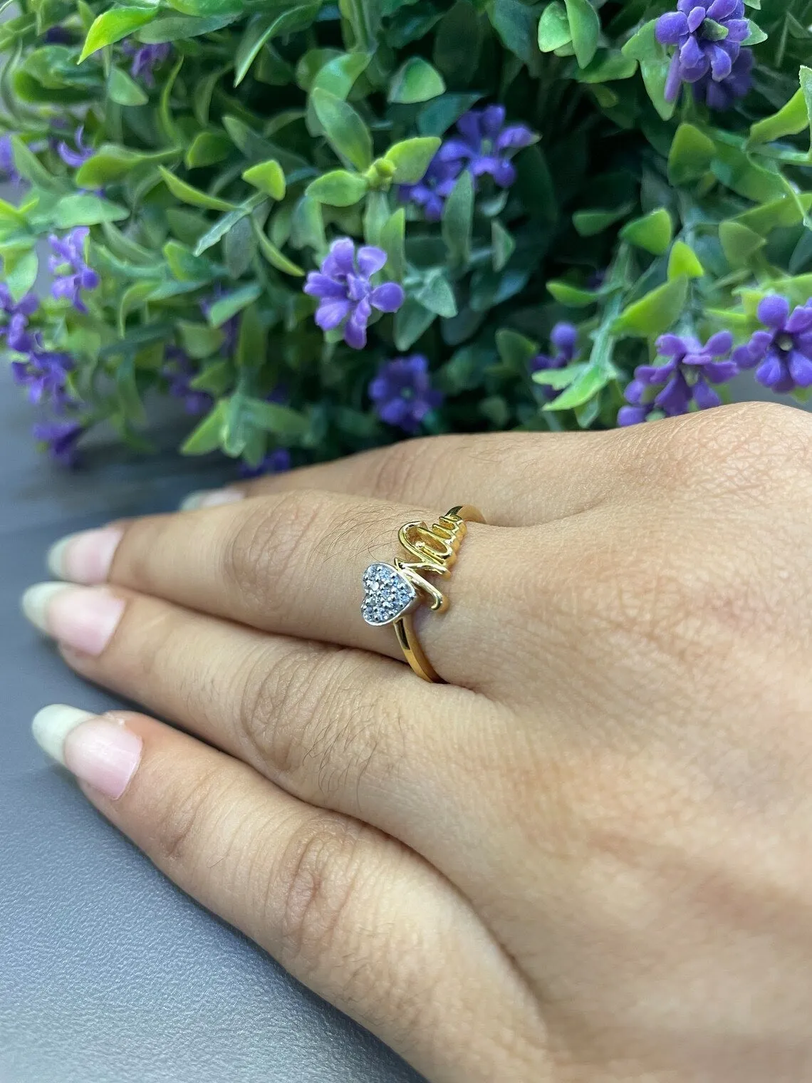 Personalized Name Rings