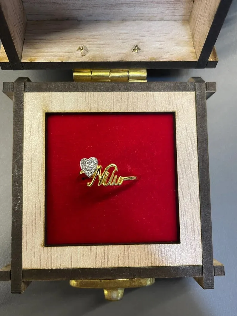 Personalized Name Rings