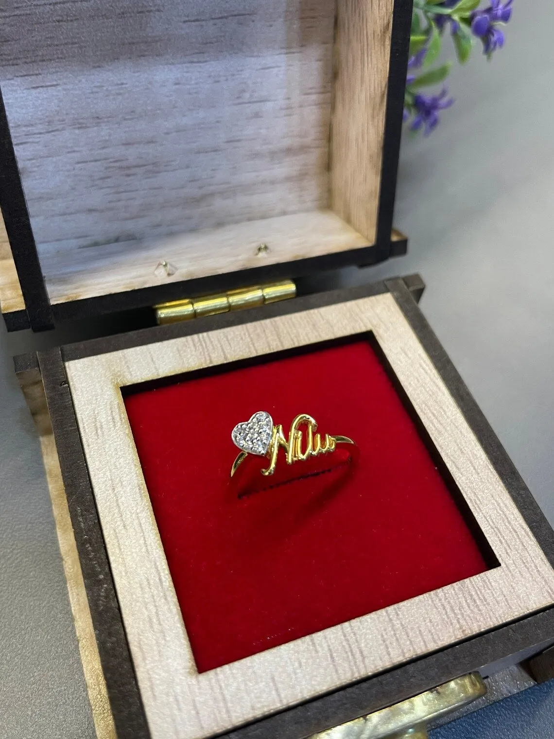 Personalized Name Rings
